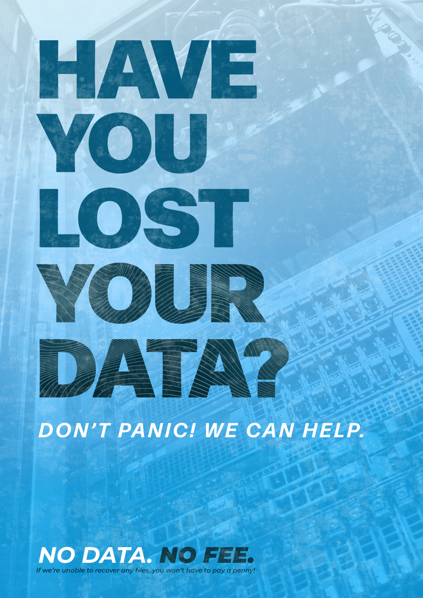 Data recovery poster